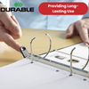 Durable Ordofix Self-Adhesive Spine Labels - Black - Pack of 10 - 60 mm - 1 - 5