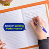 BIC Cristal Original Ballpoint Pens with Blue Ink and 1.0mm Medium Tip for Daily Writing Pack of 100