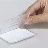 Durable Click Fold Name Badge 40 x 75 mm with Combi Clip Transparent | Pack of 25 | Ideal for Events and Visitor Management