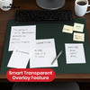Durable Black Desk Mat - PVC Non Slip Desk Cover, Transparent Overlay Laptop Mat for Office & School