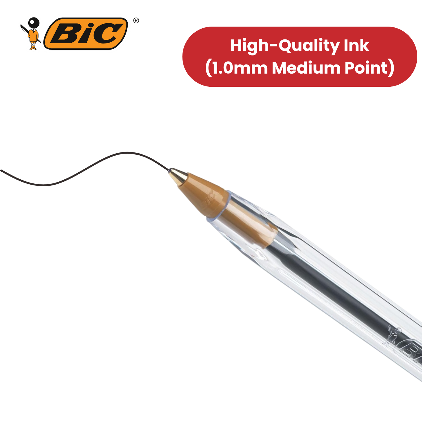 BIC Cristal Original Ballpoint Pens Black - Box of 100