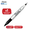 Sharpie Double-Sided Pen - Black Dual Tip Colouring Pens, Fine & Ultra Fine Tip Artist Pens For Kids