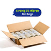 110L Bin Bags 25 Pack and 60L DURABIN Waste Bin Green Bundle Strong Recycled Plastic Set