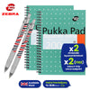 Pukka Pad A5 Squared Jotta Book, 200 Pages Wirebound Grid, Perforated