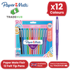 Paper Mate Flair Felt Tip Pens Candy Pop (12-Pack) - Vibrant Colors No-Bleed Ink
