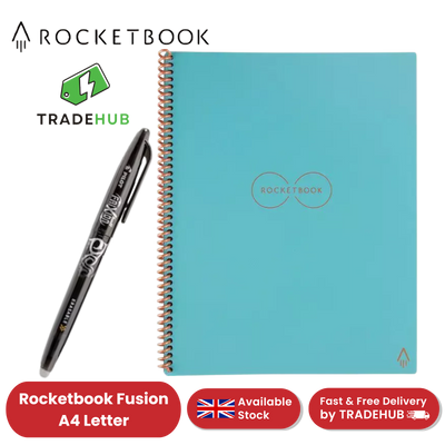 Rocketbook Fusion A4 Letter - Dotted Paper - TEAL
