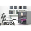Durable VARICOLOR 10 Drawer Unit, Desktop Drawer Set with 10 Colour Coded Draws, Ideal for Storing Documents and Paper Work
