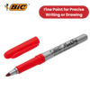 BIC PERMANENT MARKERS FINE ASSORTED - PACK OF 12