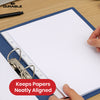 Durable A4 Filing Strip - 50 White Plastic Strips for Easy Document Filing in Folders & Binders