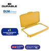 Durable Durabin Hinged Lid - Yellow