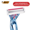 BIC Click 3 Soleil Sensitive Women's Razor Refills - 1 Handle + 4 Blades -1 to 5