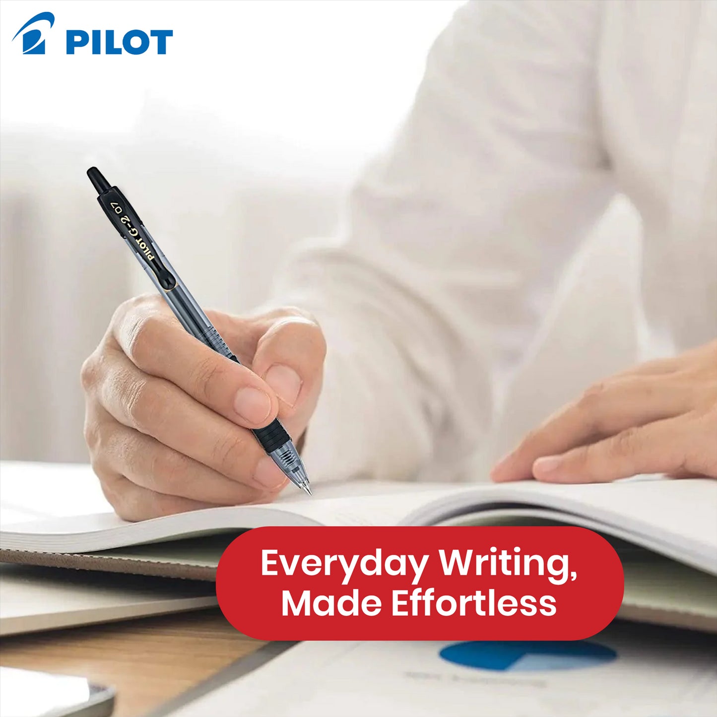 Pilot G2-07 Black Gel Ink Refill - 0.7mm Medium Ink Cartridge Replacement for Pens