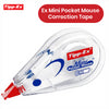 Tipp-Ex Mini Pocket Mouse Correction Tape - 3 Pcs Quick Fix White Correction Roller for Students