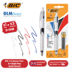 Bic 4 Colours Combination Medium Ballpoint Pen + Medium Mechanical Pencil