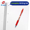 Pukka Pad A4+ Wirebound Jotta Notebook 80GSM 3x, Bic Black Permanent Markers 2x, Pilot G2 Red Pens 4x