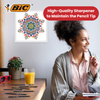 BIC Conte Colouring Pencils - Wood Free Colouring Pencils - Tin of 12