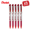 Retractable EnerGel rollerball pen ideal for everyday use. Quick drying, smooth flowing EnerGel ink, suitable for right or left-handed writers. Reduces smudging on hands and paper. Transparent barrel for easy view of remaining ink. Soft latex-free grip –