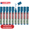 edding 28 Ecoline whiteboard marker - blue - box of 10 whiteboard pens-Pack 2-36