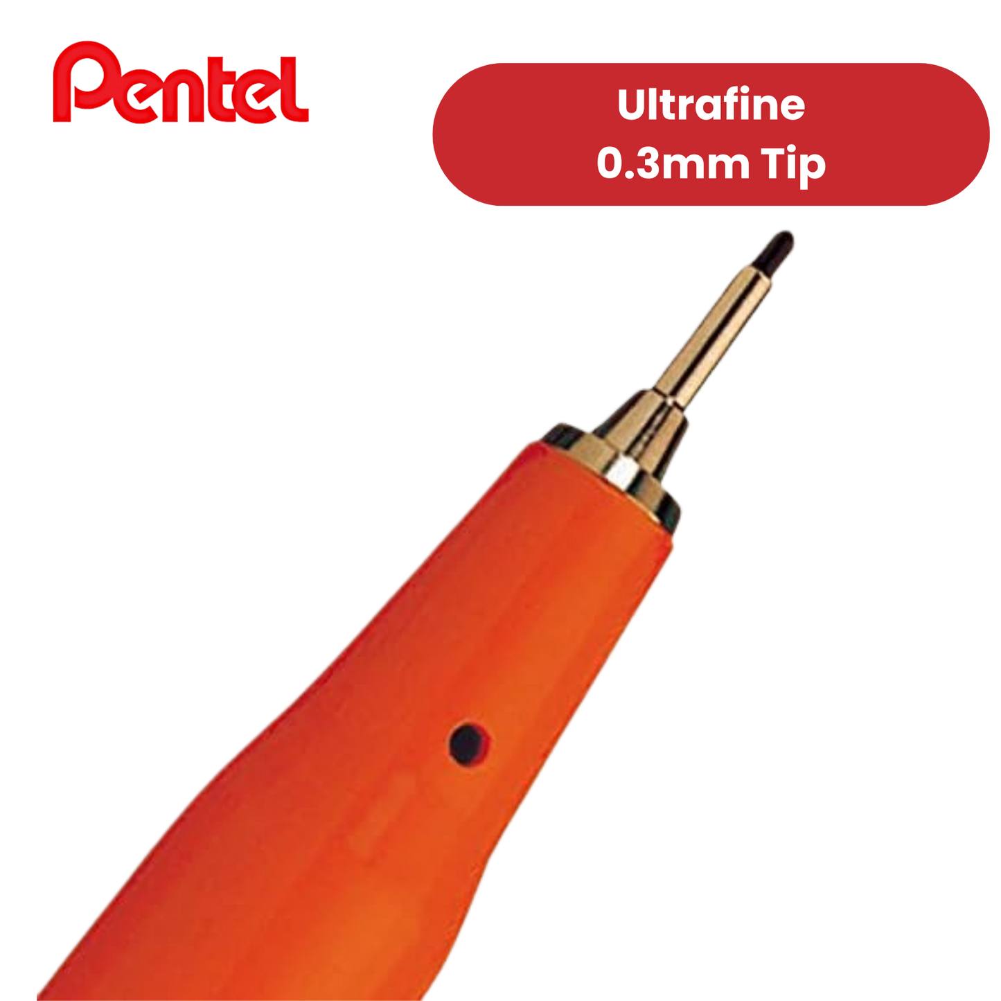 PENTEL ULTRAFINE PEN BLACK S570-A - Pack of 12 - 1 to 5 Packs