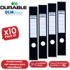 Durable Ordofix Self-Adhesive Spine Labels - Black - Pack of 10 - 60 mm - 1 - 5
