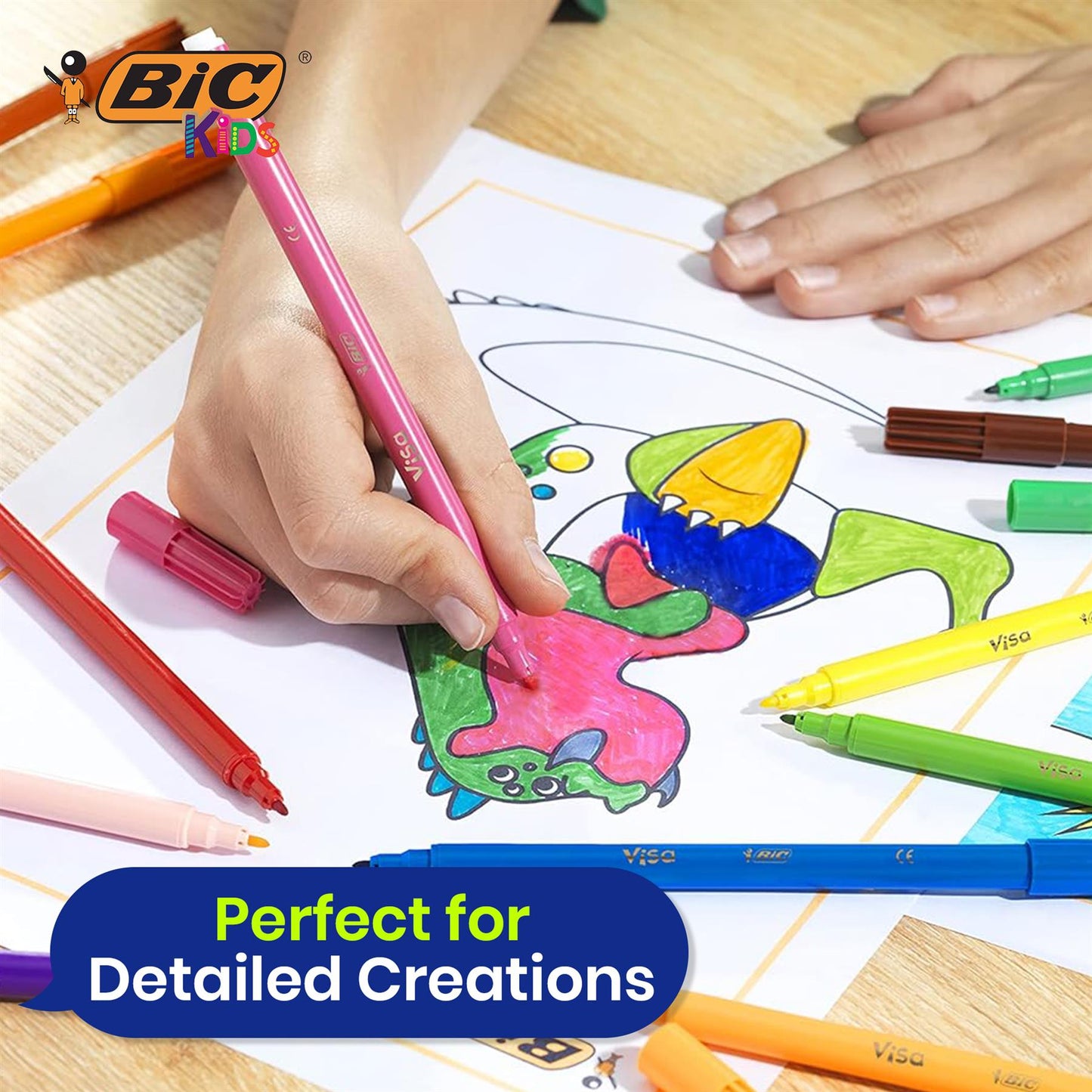BIC Kids Visa Colouring Pens 20 Box