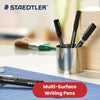 STAEDTLER Lumocolor Black Permanent Marker - 318F 0.6mm Fine Tip Writing Markers for Office