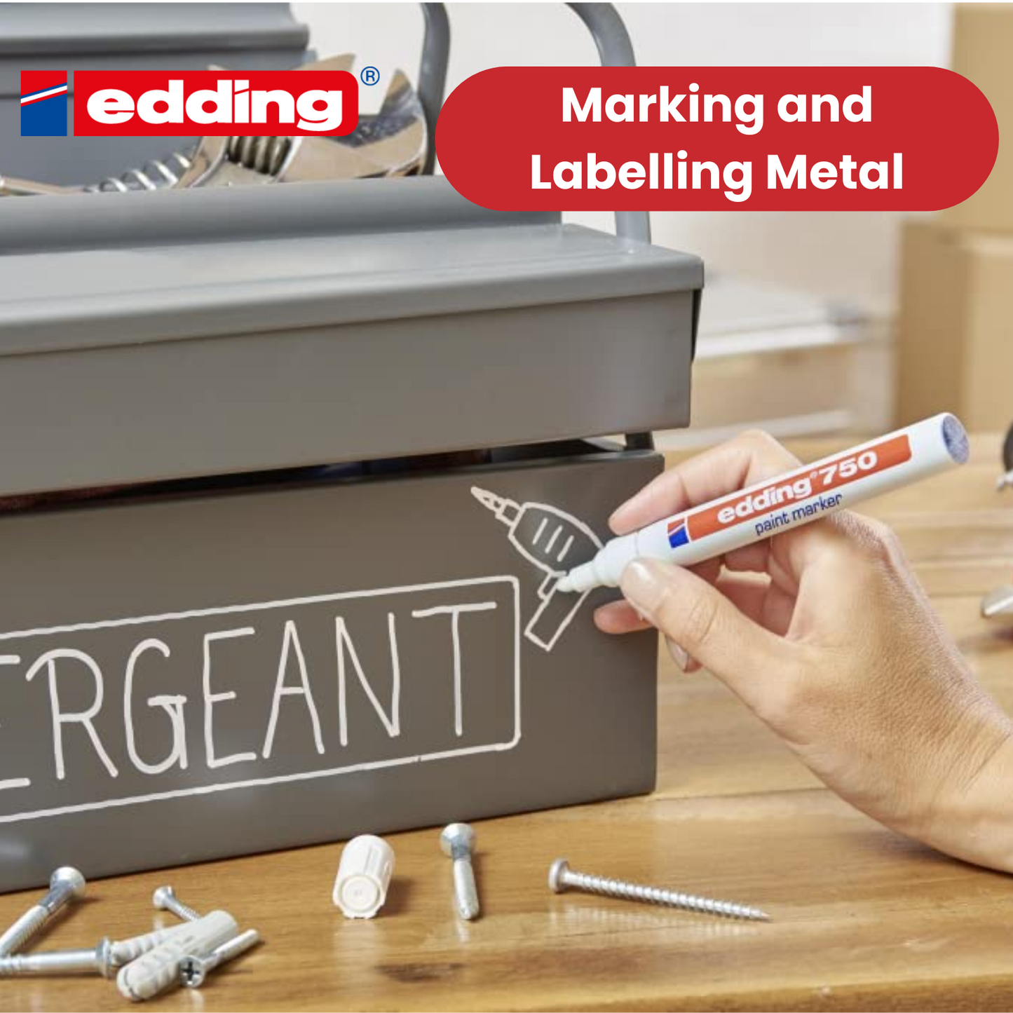 Edding Paintmarker Opaque White Pack of 10 Edding Paintmarker Opaque White Single Pen - 1 to 30 Packs