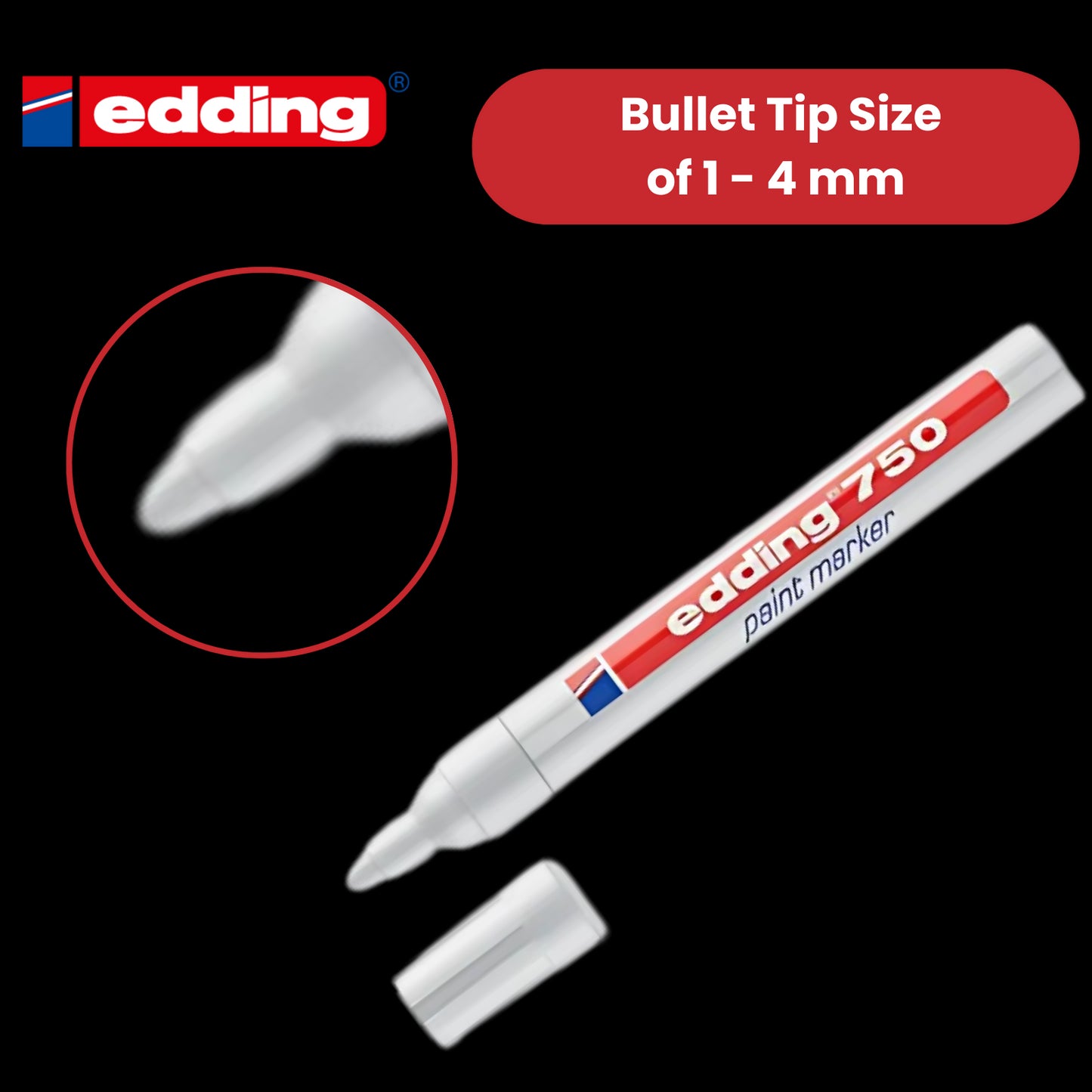Edding Paintmarker Opaque White Pack of 10