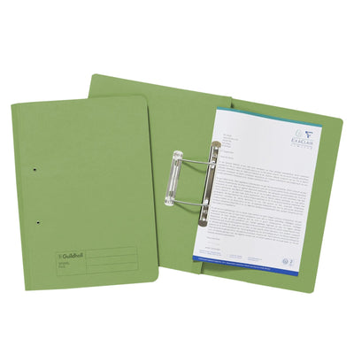 Exacompta Guildhall Spring Manilla Transfer File, 285gsm Blue Angel Certified Folder, Pack of 25