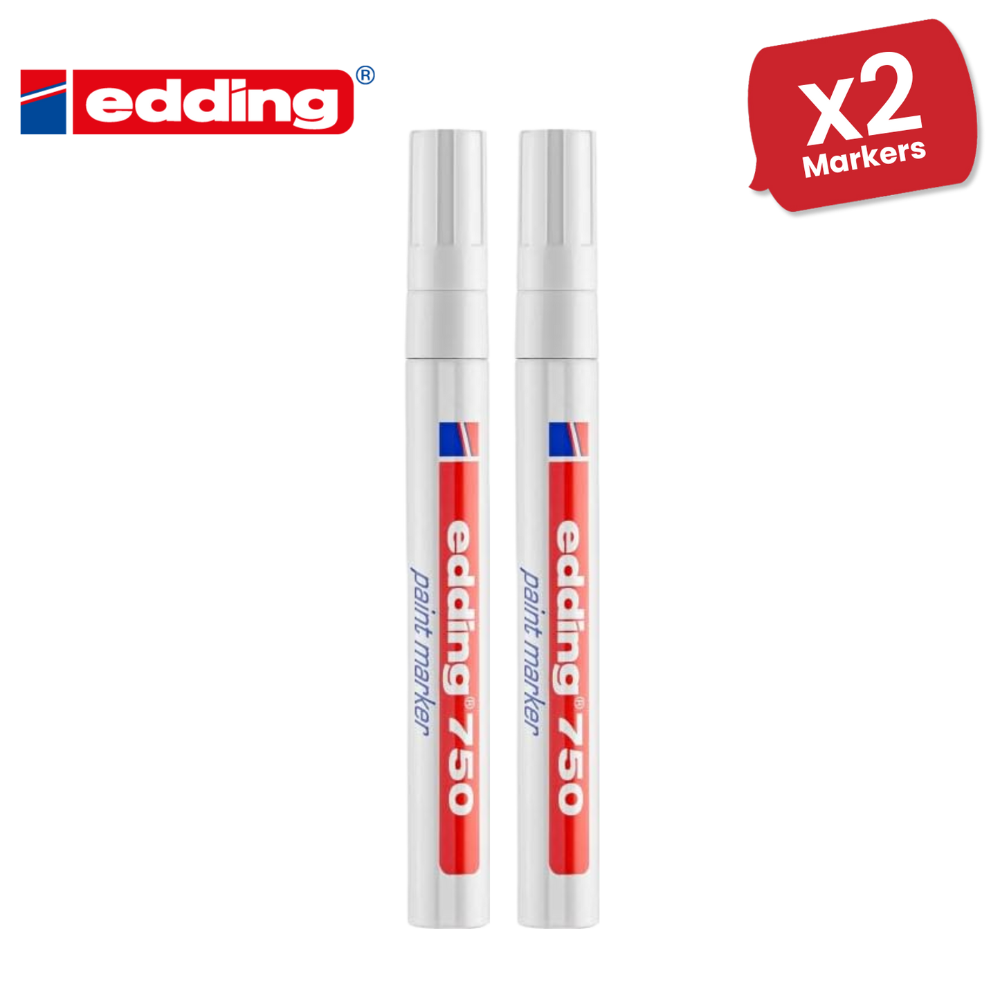 Edding Paintmarker Opaque White Pack of 10 Edding Paintmarker Opaque White Single Pen - 1 to 30 Packs