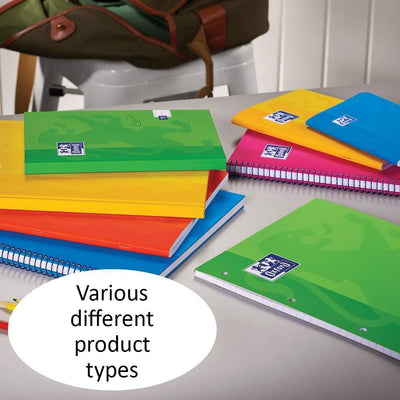 PACK OF 3 A4 OXFORD TOUCH CARD NOTEPAD REFILL - ASSORTED COLOURS