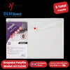 Snopake Polyfile Wallet A3 Clear - Durable Document Storage Solution Pack of 5