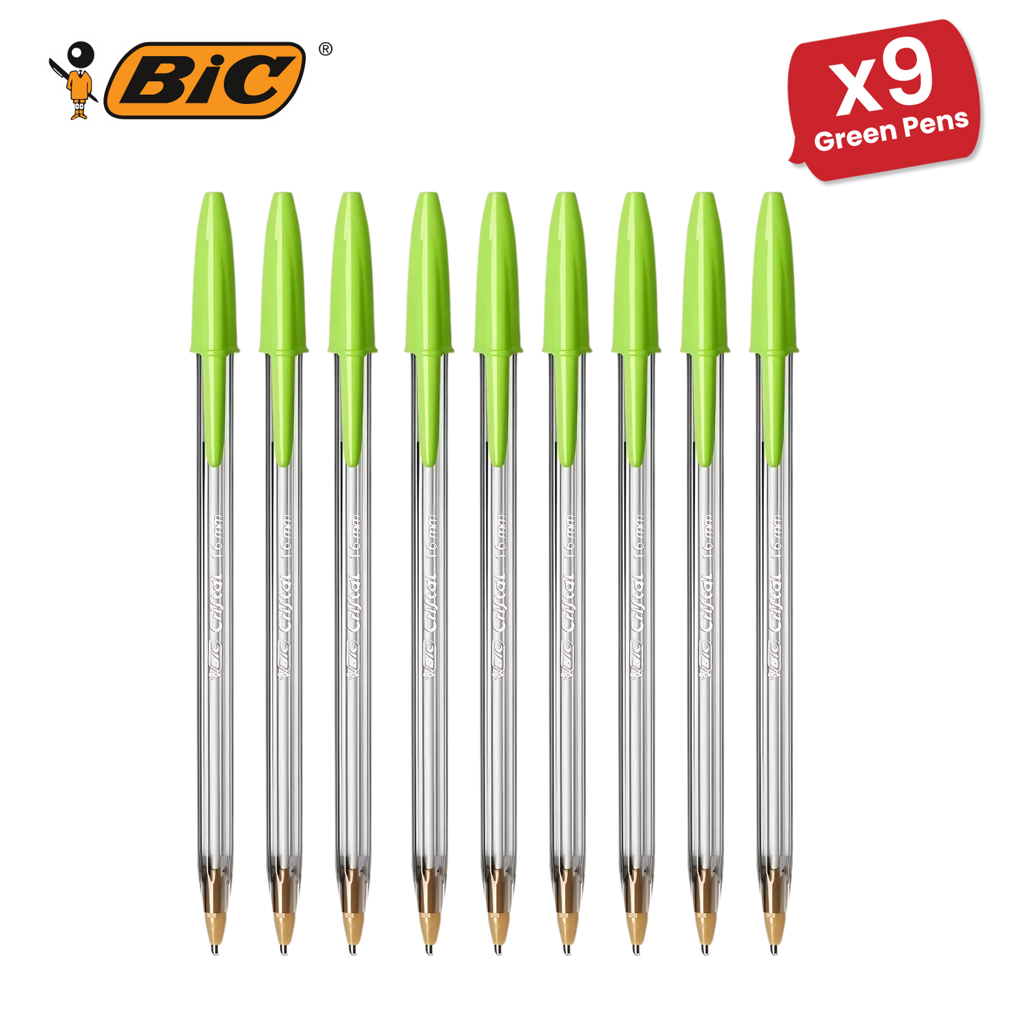 Bic Cristal Fun Ball Pen � Green -Pack of 1