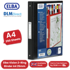 ELBA VISION 2-RING BINDER A4 25MM BLK - 1 to 5 Packs