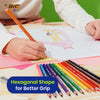 BIC Kids Evolution Coloured Pencils 24 Pack Safe Splinter Free Barrel