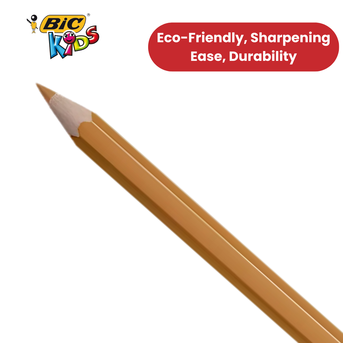 BIC Kids ECOlutions Pencils  Assorted Colours - Wallet of 18