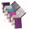 SNOPAKE DISPLAY BOOK 20 POCKETS A4 ASSORTED - PACK OF 12
