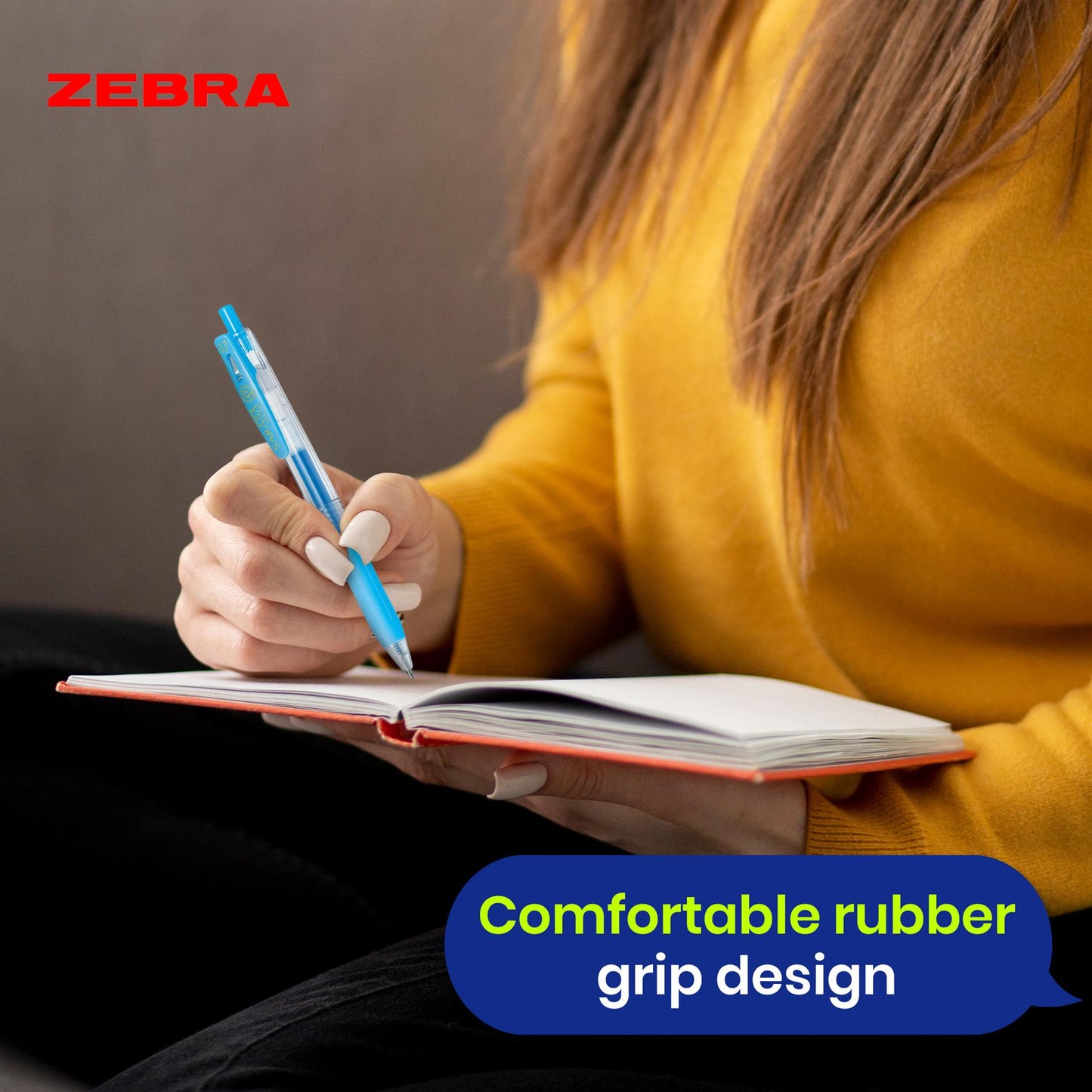 Zebra Gel Pen Plastic Fine Point Pen Home School & Office (Pack of 10)