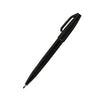 Pentel Sign pen Fibretip Black Pack of 6