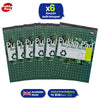 6x PUKKA PAD A4 Recycled Refill Notepad 110 Pages Feint Ruled for Office and Study