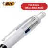 Bic 4 Colours Combination Medium Ballpoint Pen + Medium Mechanical Pencil