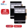 Pukka Pad Pocket Book - 200 Pgs A7 Black Notepad with Pencil & Elastic Strap for Journaling