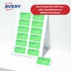 Avery L4782-20 Self Adhesive Name Badges, 240 Per Pack 75 x 40 mm - 1 to 5
