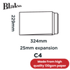 Blake Purely Packaging C4 324 x 229 x 25 mm 130 gsm Gusset Pocket Peel - 125