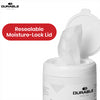 Durable Whiteboard Cleaner Wipes - 100 Biodegradable Alcohol Free Wipes Resealable Box for Schools