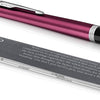 PARKER URBAN VIBRANT MAGENTA CHROME TRIM BALLPOINT MEDIUM NIB BLUE INK