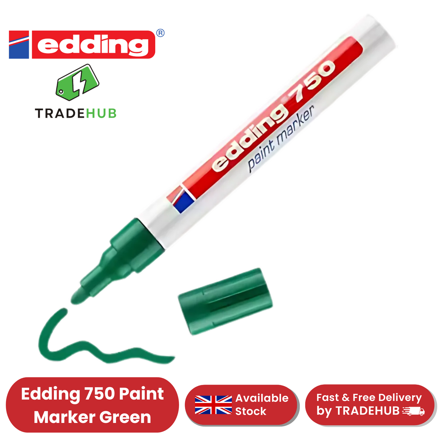 Edding Paintmarker Opaque Green Single Pen