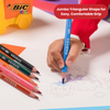BIC Kids Evolution Triangle ECOlutions Colouring Pencils Assorted - Pack of 12