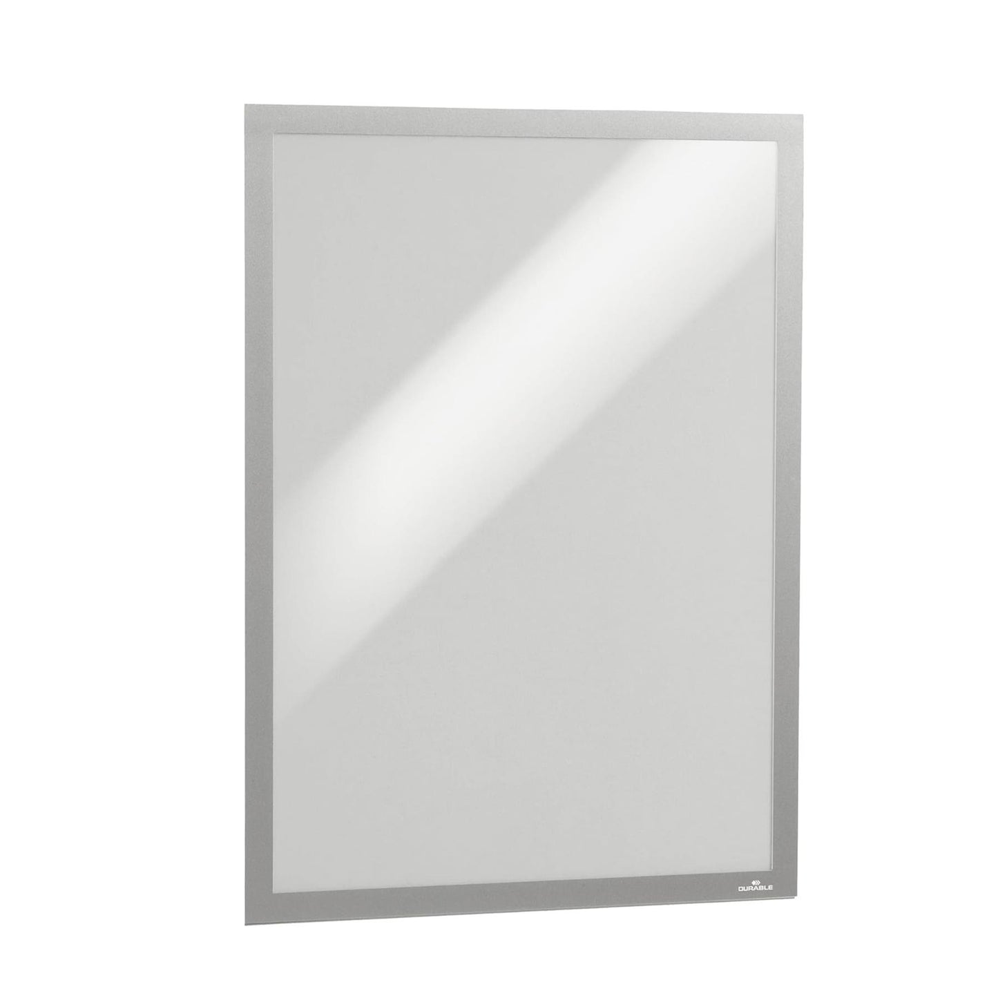 A2 Magnetic Poster Frame UV Resistant Peel & Stick Silver Display Frame for Paintings Photos Notices Ads Certificate