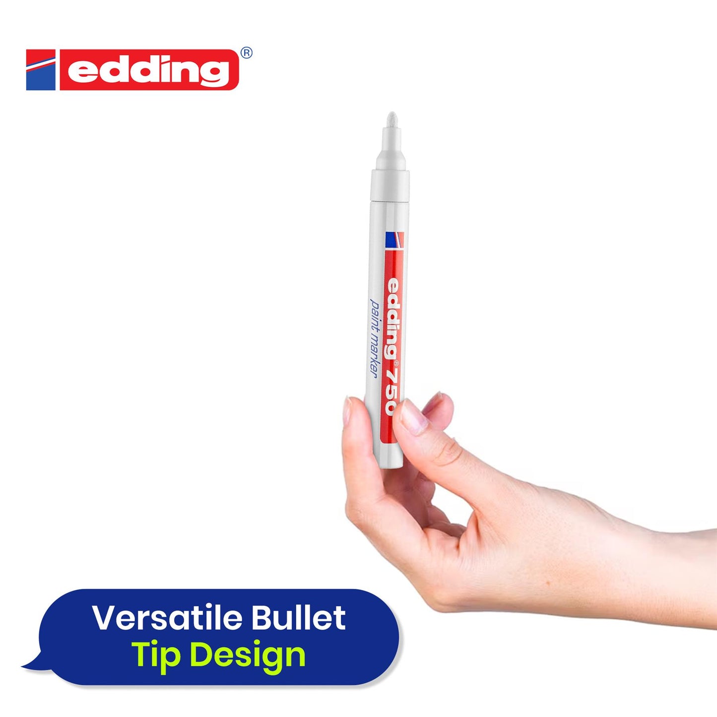 edding 750 PAINT MARKER PEN WHITE pack of 1 + Sharpie Permanent Markers  pack of 1 per pack 18 + Paper Mate black Flair Felt Tip Pens pack of 4 pens
